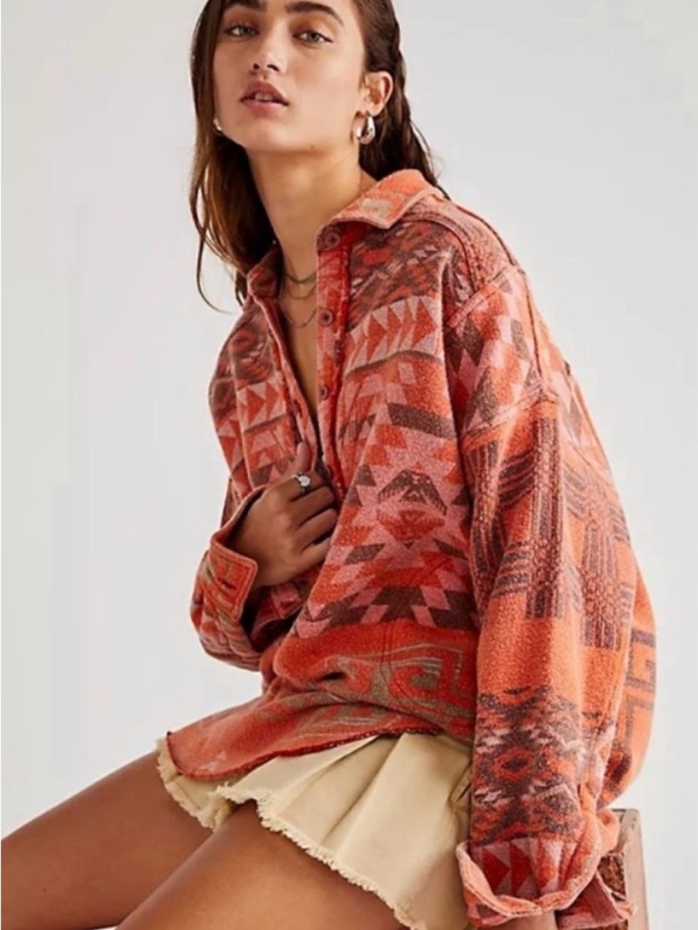 Free People We The Free Arizona Sky Pullover Western
Jacket/shirt Size small - Picture 4 of 10